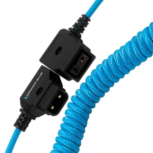 Kondor Blue D-Tap Extension Male to Female Coiled Cable Product Image 01