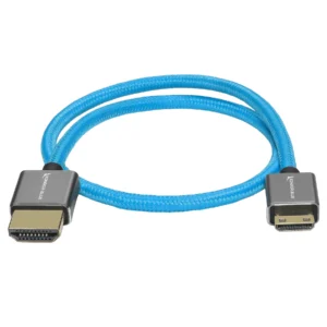 Kondor Blue 16 Inch Mini HDMI to Full HDMI Cable Product Image 01